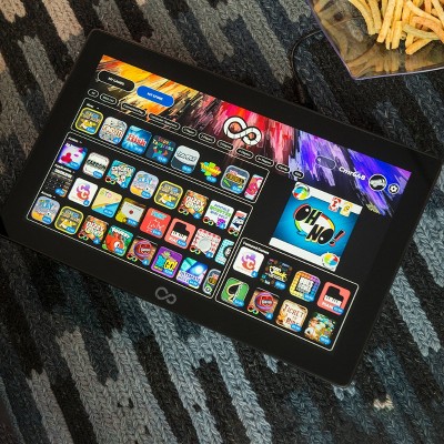 Black 18.5" Wi-Fi Handheld Video Game Console with Dual Speakers