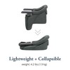 Inglesina Fast Table Chair Charcoal Gray Melange, High Chair for Babies & Toddlers 6-36 Months, Fits Tables 0.8'' - 3.35'' Thick, Includes Travel Bag - 2 of 4