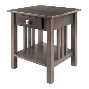 Stafford End Table Oyster Gray - Winsome