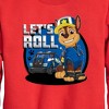 Boys' - Paw Patrol - Let's Roll Chase Graphic Long Sleeve Fleece Sweatshirt - 2 of 4