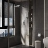 Wall Mounted Hand Held Shower Bathroom Luxury Rain Mixer Shower System Set(Valve Included) - 2 of 4