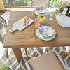 PURPLE LEAF Dining Set Patio Metal Table and Wicker Rattan Chairs for Outside Porch Garden Kitchen Modern Outdoor Furniture Sets - 2 of 4