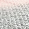 3pc Full/Queen Kids' Glitter Ombre Metallic Print Quilt Set Blush/Gray - Lush Décor: Teen Bedroom Decor Bedding Set - 4 of 4
