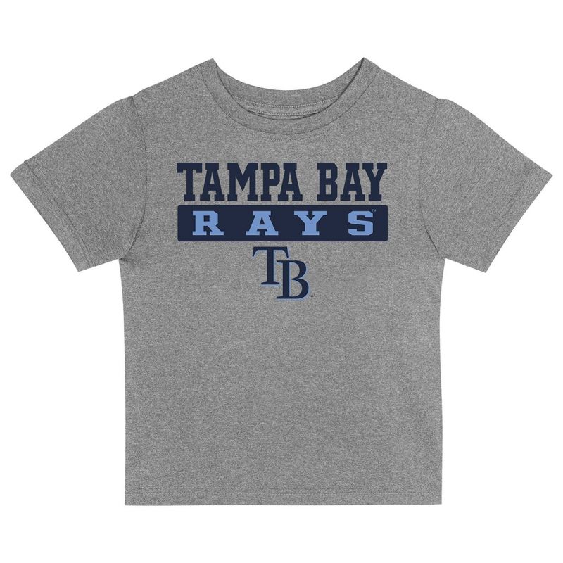 MLB Tampa Bay Rays Toddler Boys&#39; 2pk T-Shirt, 2 of 4