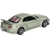Nissan Skyline GT-R (R34) V-Spec II Nur RHD (Right Hand Drive) Millenium Jade Metallic Ltd Ed 1/64 Diecast Model Car by Mini GT - 4 of 4