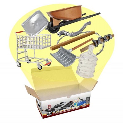 Hardcore Shopping Cart 9 Piece Accessory Set for WWE & AEW Wrestling Action Figures
