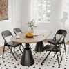 Folding Chairs Set of 4 - Metal Chairs, Hold Up to 350 Pounds, Foldable for Outside & Indoor Use - 2 of 4