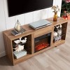 Wooakway 3D Fireplace Accent TV Stand with LED Lights Modern Television Table Center for TVs up to 32-62" - 4 of 4