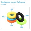 Unique Bargains High Elasticity Textured Silicone Training Hand Grip Ring - 3 of 4