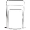 Kings Brand Furniture - Kenneth Metal 3 Tier Freestanding Bathroom Towel Rack Stand, Chrome - Convenient and Stylish Storage Solution - 4 of 4