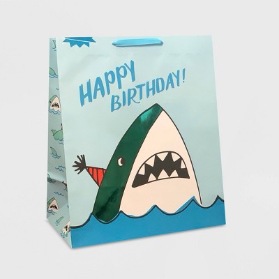 XLarge Shark Birthday Gift Bag - Spritz™