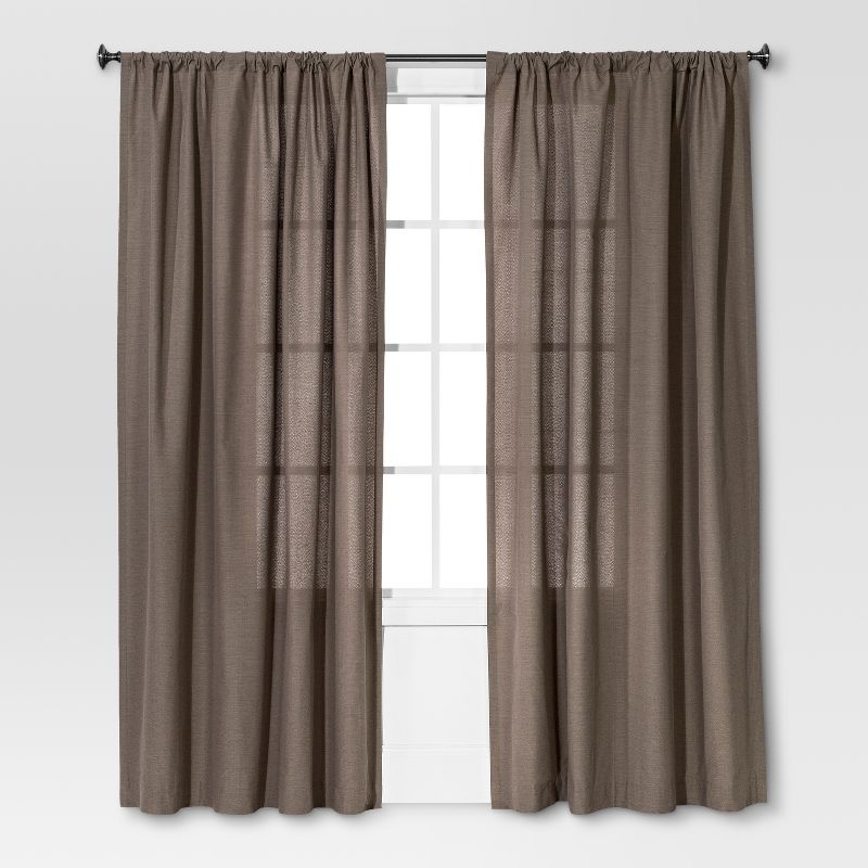 1pc Light Filtering Farrah Window Curtain Panel - Threshold™, 1 of 10