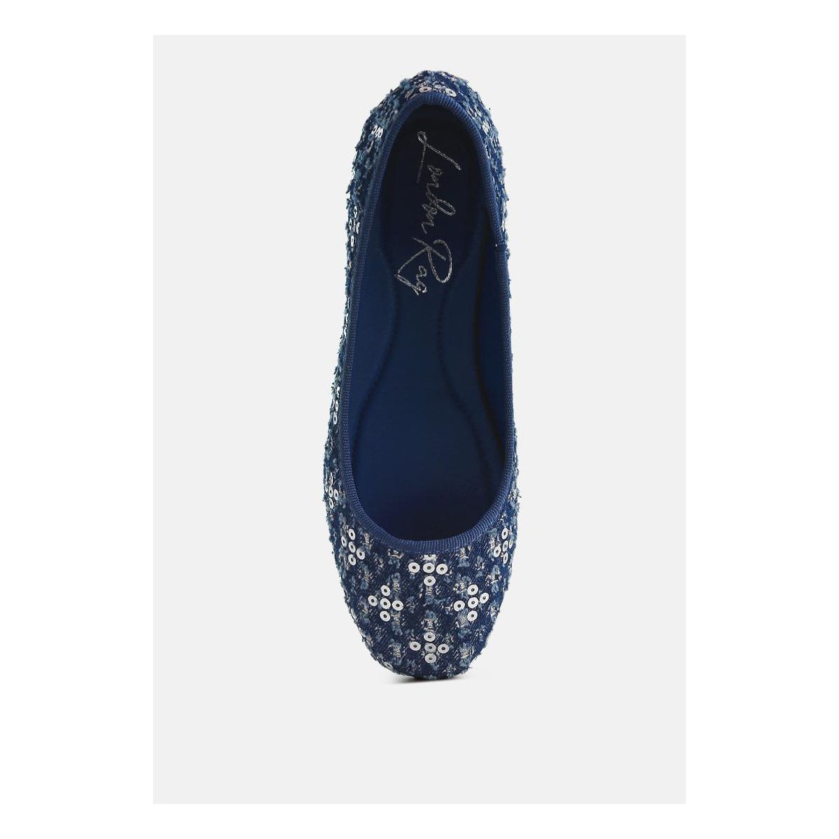 Обувь London Rag Womens Sujet Sequin Ballet Flats 8 — фото 5