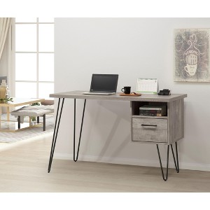 XIYUYEU Home Office Desk Modern Computer Desk with Wooden Desktop and Metal Hairpin Legs for Office - 1 of 4