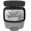 21 Gallon / 80 Liter Stainless Steel Trash Can with Lid, Large Garbage Can for Kitchen, Rustproof Step-on Kitchen Metal Trash Bin - 4 of 4