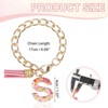 Unique Bargains Epoxy Resin Colorful Glittery Tassel Sports Water Bottle Accessories Letter Charm 1 Pc - 2 of 4
