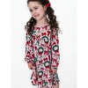 RuffleButts Girls Holiday Pajama Night Gown - 3 of 4