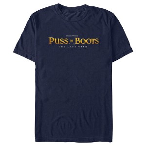 Men's Puss in Boots: The Last Wish Movie Logo T-Shirt - 1 of 4