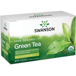 Swanson 100% Organic Green Tea 20 Bags. - 1 of 2