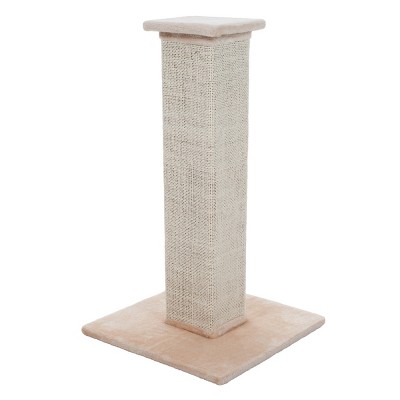 Pet Adobe Sisal and Burlap Cat Scratching Post - 28" Height, Tan