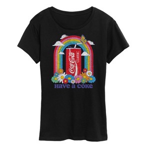Women's - Coca-Cola - Have A Coke Rainbow Short Sleeve Graphic T-Shirt - 1 of 4