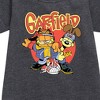 - Garfield - Garf And Odie Logo Graphic Short Sleeve Fleece Dress - 2 of 3