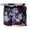 Star Wars Womens' In The Rebellion Tie-Dye Sleep Pajama Set Short Black - 3 of 4