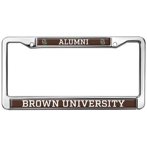 Brown University Alumni Logo Full Size Standard License Plate Metal Frame - 1 of 4