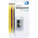 Officemate Aluminum Pencil Sharpener 3/8" Metallic Silver 30233