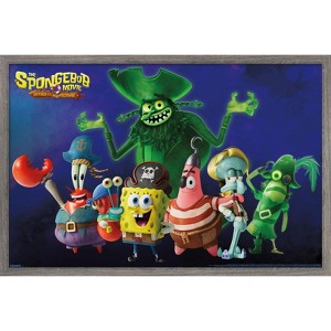 Trends International Nickelodeon The SpongeBob Movie: Search for SquarePants (2025) - Group Framed Wall Poster Prints - 1 of 4