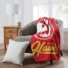 NBA Atlanta Hawks 50 x 60 Raschel Throw Blanket - 2 of 3