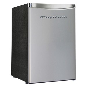 Frigidaire® 2.5-Cu.-Ft. 65-Watt Compact Retro Platinum Stainless Steel Refrigerator - 1 of 4