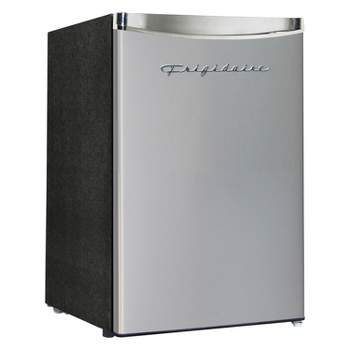 Frigidaire® 2.5-Cu.-Ft. 65-Watt Compact Retro Platinum Stainless Steel Refrigerator