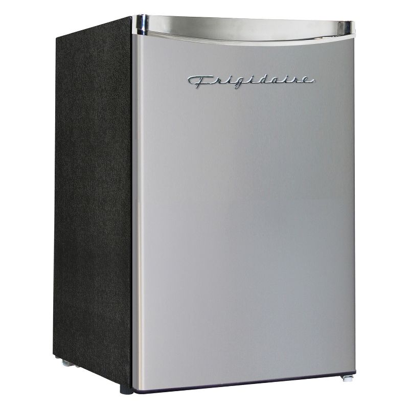 Frigidaire® 2.5-Cu.-Ft. 65-Watt Compact Retro Platinum Stainless Steel Refrigerator, 1 of 11