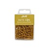 JAM Paper Colored Standard Paper Clips Small 1 Inch Gold Paperclips 21832058A - 2 of 4
