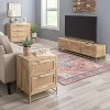 HomeStockJanie Rattan Cabinet Three Drawers - 2 of 3