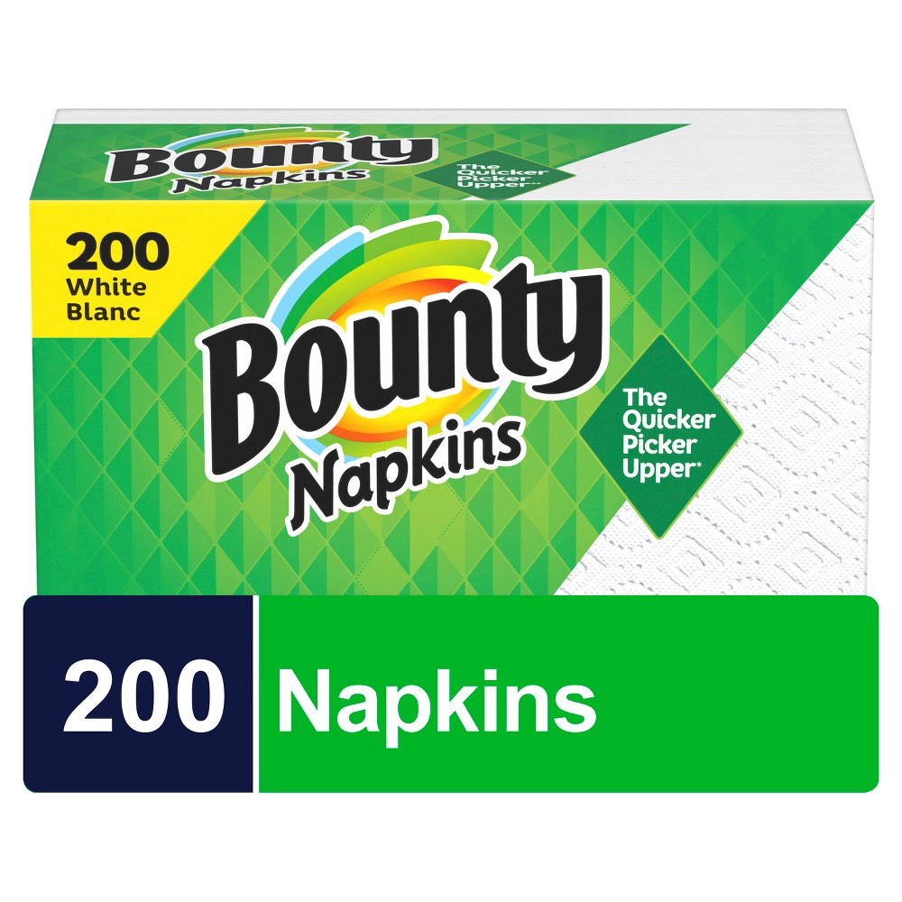 Photos - Soap / Hand Sanitiser Bounty Napkins - White - 200ct