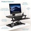 VersaDesk PowerPro Electric Height Adjustable Standing Desk Converter for Home and Office - 4 of 4