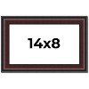 PosterPalooza | Photo Size Linear Brown Picture Frame - UV Acrylic, Foam Board Backing, Hanging Hardware - 2 of 4
