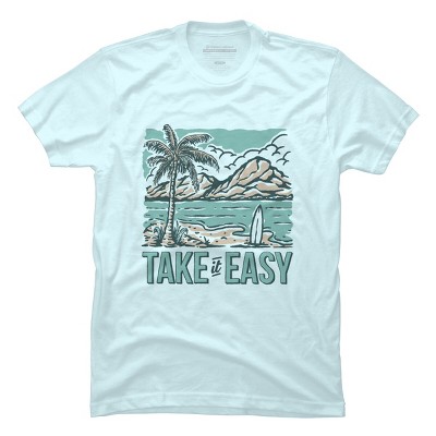 Men's Design By Humans Take it easy By Alexgunawan7390 T-Shirt