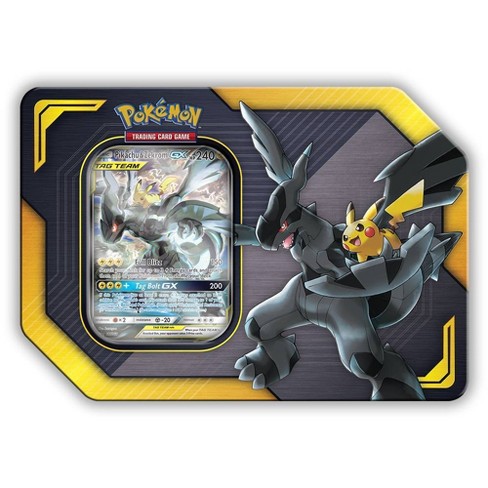 Pokemon Trading Card Game Tag Team Tins Featuring Pikachu Zekrom Gx