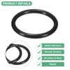 Unique Bargains Plastic Durable Multipurpose DTY Design Macrame And Knotting Supplies O Rings 30 Pcs - 2 of 4