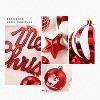 65pcs Multi-Size Christmas Balls Ornaments, Indoor Shatterproof Plastic Baubles Christmas Tree Decoration Set for Holiday Party Garland Decor - 3 of 4