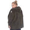 White Mark  PS Plush Hooded Cardigan with Pockets - 3 of 4