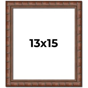 PosterPalooza | 13x15 Modern Bamboo Picture Frame, UV Acrylic, 5 Finishes - 1 of 4