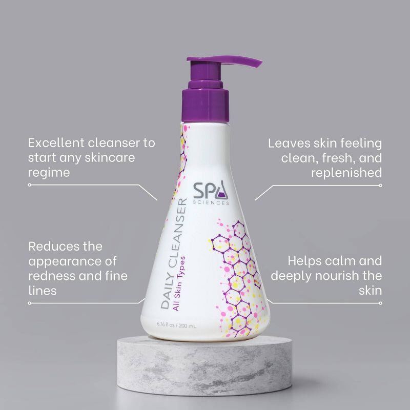 Spa Sciences Daily Cleanser Gentle Facial Cleanser - 6.76 fl oz, 4 of 9