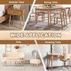Unique Bargains Wooden Chair Sofa Cabinet Table Leg Floor Protector Round Nail-on Felt Pads 72 Pcs - 3 of 3