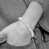 Black Bow Jewelry 9mm Sterling Silver Polished X and Satin O Link 8 Inch Bracelet - 3 of 4