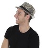 Dress Up America Reversible Sequined Fedora Hat for Adults - 2 of 3