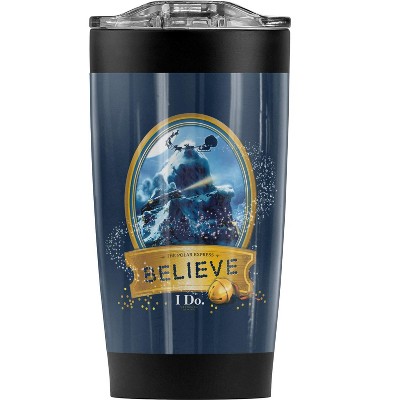 Polar Express True Believer Steel Tumbler 20oz Coffee Travel Mug